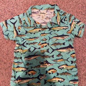 Hatley Aquatic Adventure Kids Shirt - Teal